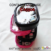 סט תיק + 3 מחסניות בעיצוב מזון חמוד חלב וקפה + ציוד לטיפול בעדשות