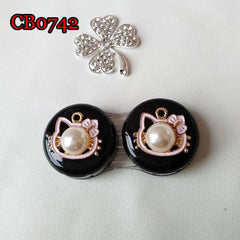 מחסנית יוקרתית לאחסון עדשות מגע בעיצוב הלו קיטי